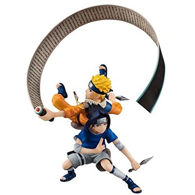 NEU Megahouse G.E.M. Serie Remix ''NARUTO Shippuden'' Naruto & Sasuke Set Figur