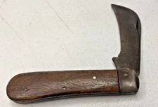 VINTAGE VALOR J - 239 JAPAN HAWKBILL PRUNING GRAFTING RIGGING KNIFE