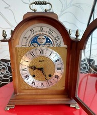 Kaminuhr Tischuhr Pendeluhr Antik mechanisch mit Gong,Mond