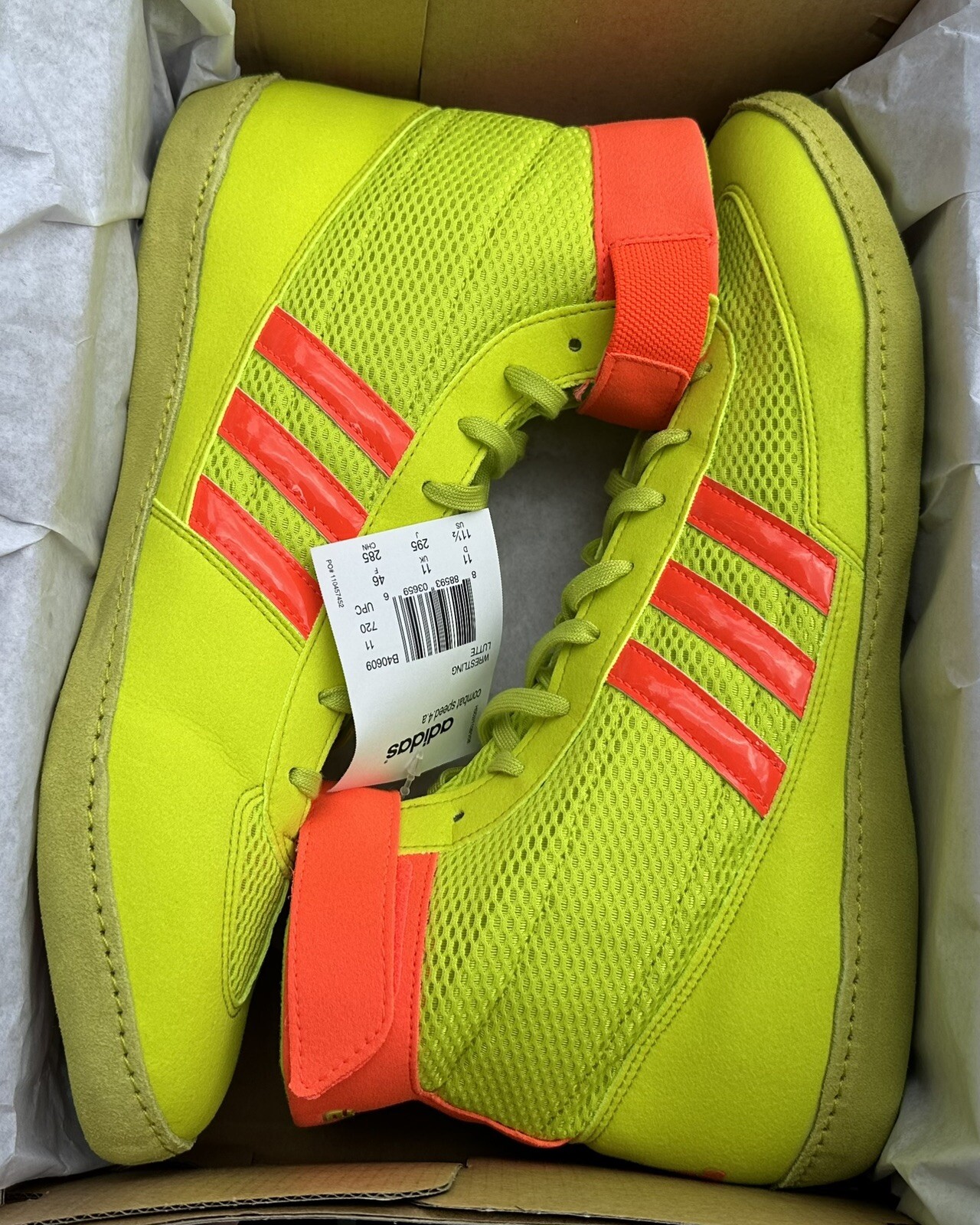 DAVID TAYLOR M2 WRESTLING SHOES ADIDAS COMBAT SPEED 4 SIZE 11.5