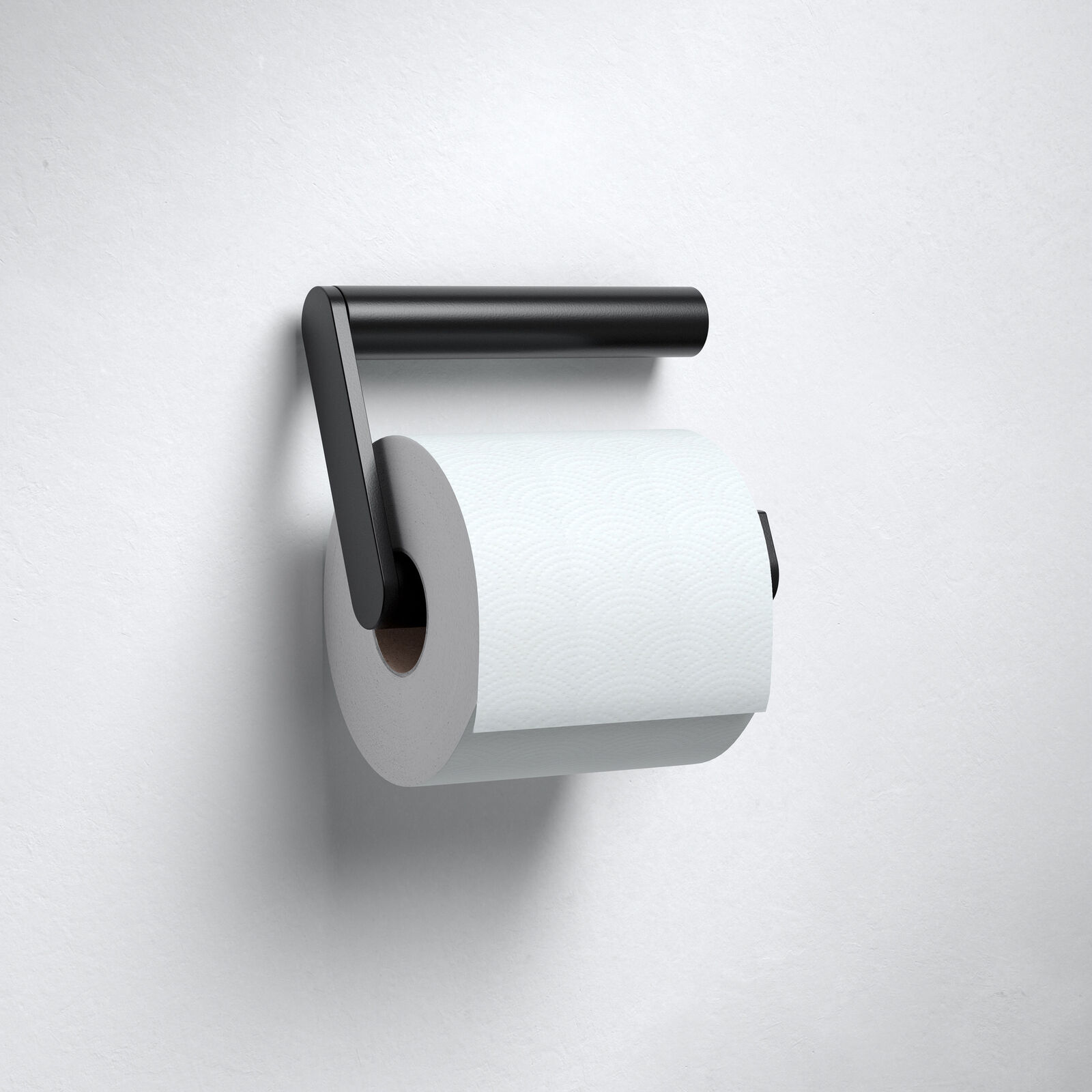 Keuco Plan Black Selection Toilettenpapierhalter 14962370000 offene Form, re...
