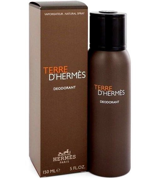 HERMES TERRE D'HERMES DEODORANT SPRAY FOR MEN 5.0 Oz / 150 ml