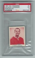 1967/68 IGA Montreal Canadiens #2 Jacques Laperriere PSA 5