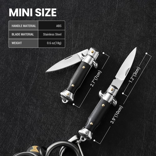 Small Pocket Knife Folding EDC Knife Mini Box Cutter - Picture 7 of 7