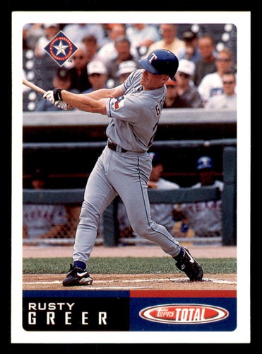 2002 Topps Total #88 Rusty Greer Texas Rangers | eBay