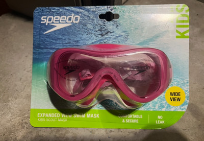 Kids Speedo Goggles, Wide View Swim Mask, Comfortable & Secure, 3-6yrs