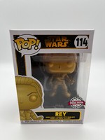 Funko Pop! Rey Special Edition Gold Star Wars 114 Neu