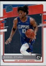 Donruss Optic Basketball Daniel Oturu Rated Rookie RC #183 Clippers Silver Prizm