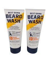 Lot 2 Duke Cannon Supply Co Best Damn Beard Wash Citrus Hefeweizen 6 fl oz NEW