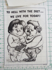 Tri Chem Picture Craft Liquid Embroidery 7263 To Hell With Diet Live For Today