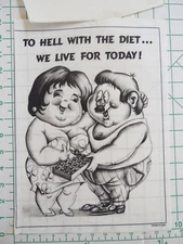 Tri Chem Picture Craft Liquid Embroidery 7263 To Hell With Diet Live For Today