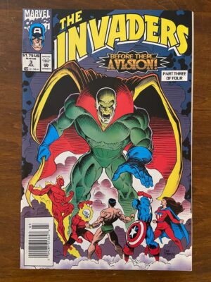 INVADERS #3 (Marvel, 1993) VF Roy Thomas