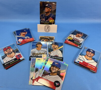  2022 Topps Platinum Chrome 35+  Lot w/ 5 Refractors (H2)