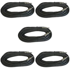 5 heavy duty 50 ft 12ga gauge 1/4 to 1/4 mono plug speaker cable pro audio DJ PA