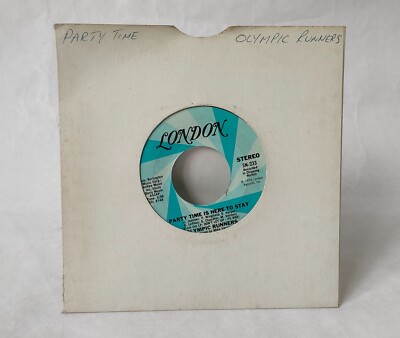 Olympic Runners - Partei Time Is Here To Stay - 17.8cm Musik Vinyl Record