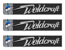 3 adesivi di design per barca Weldcraft "Marlin"
