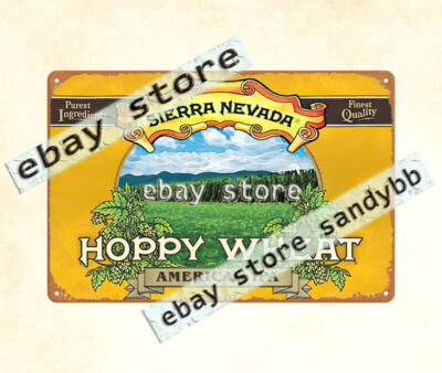 craft beers liquor beer Hoppy Wheat American IPA tin sign cottage shops