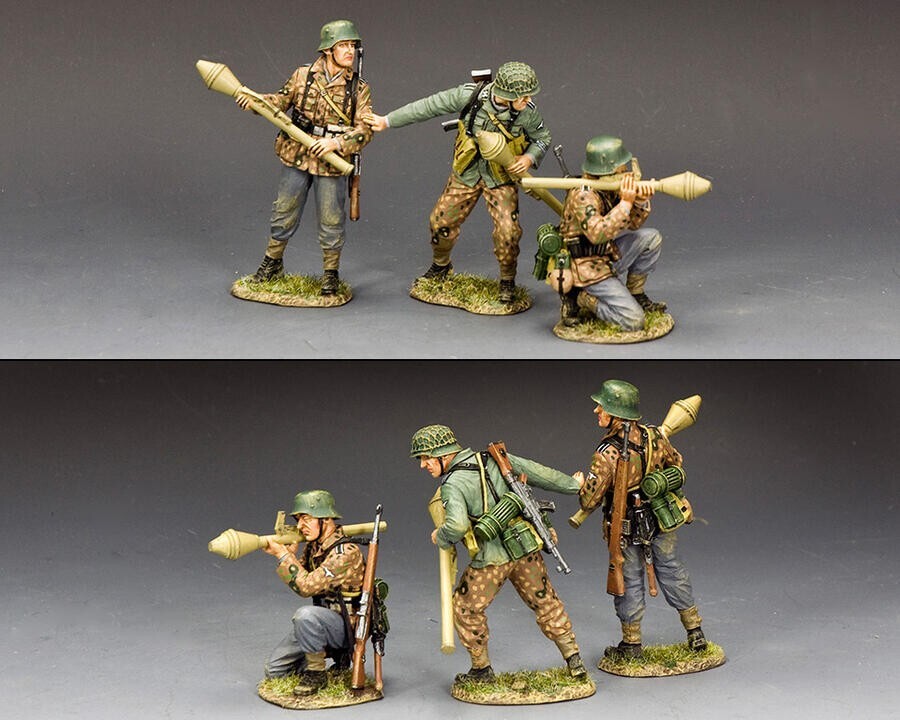 King & Country WS374 The Panzerfaust Team – Figurine 54mm Neuve Sous Blister