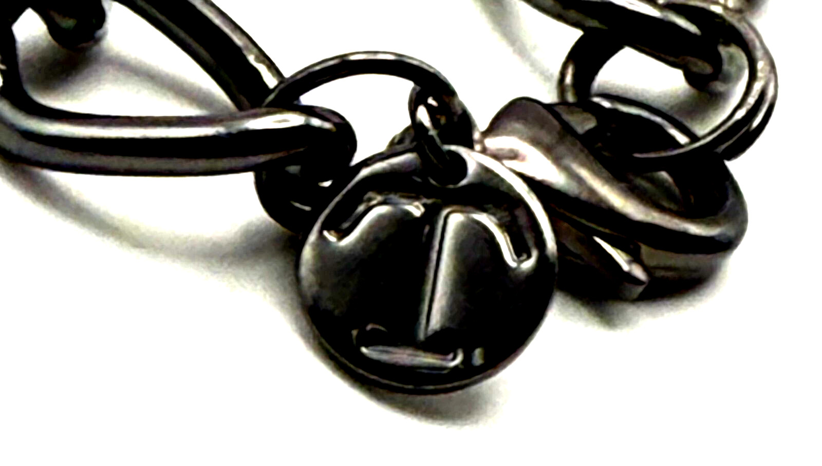 Talbots Multi Chain Multi Strand Beaded Gunmetal … - image 4