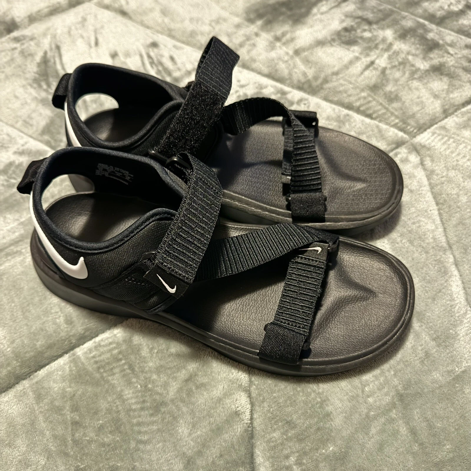 Sandali casual uomo Nike Vista nero bianco DJ6606 001 taglia 12 scarpe outdoor