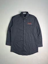 Vintage Cintas Work Shirt Dark Gray Medium