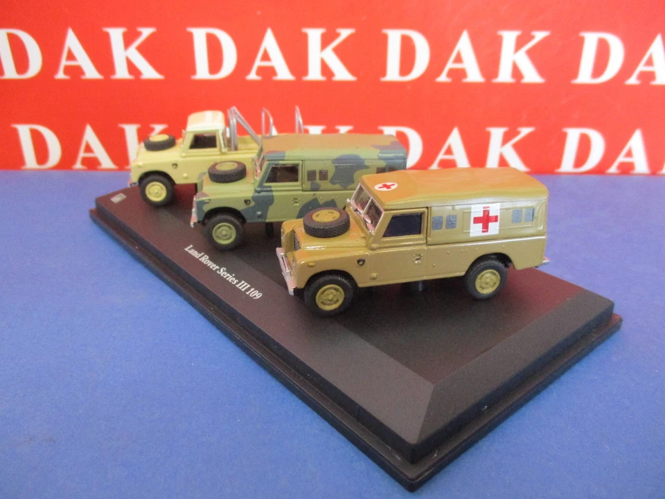 Die cast 1/72 Modellino Auto Set Land Rover Series III 109 by Cararama - Immagine 2 di 4