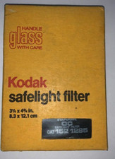 KODAK NOS 3-1/4 x 4-3/4 SAFELIGHT FILTER IN BOX SHIPPED USA