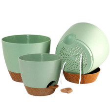 9/10/12inch Self Watering Pots 3 Plastic Drainage Hole Plants Plastic Flower Pot