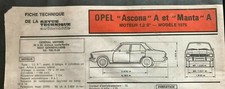 Moteur Opel ASCONA