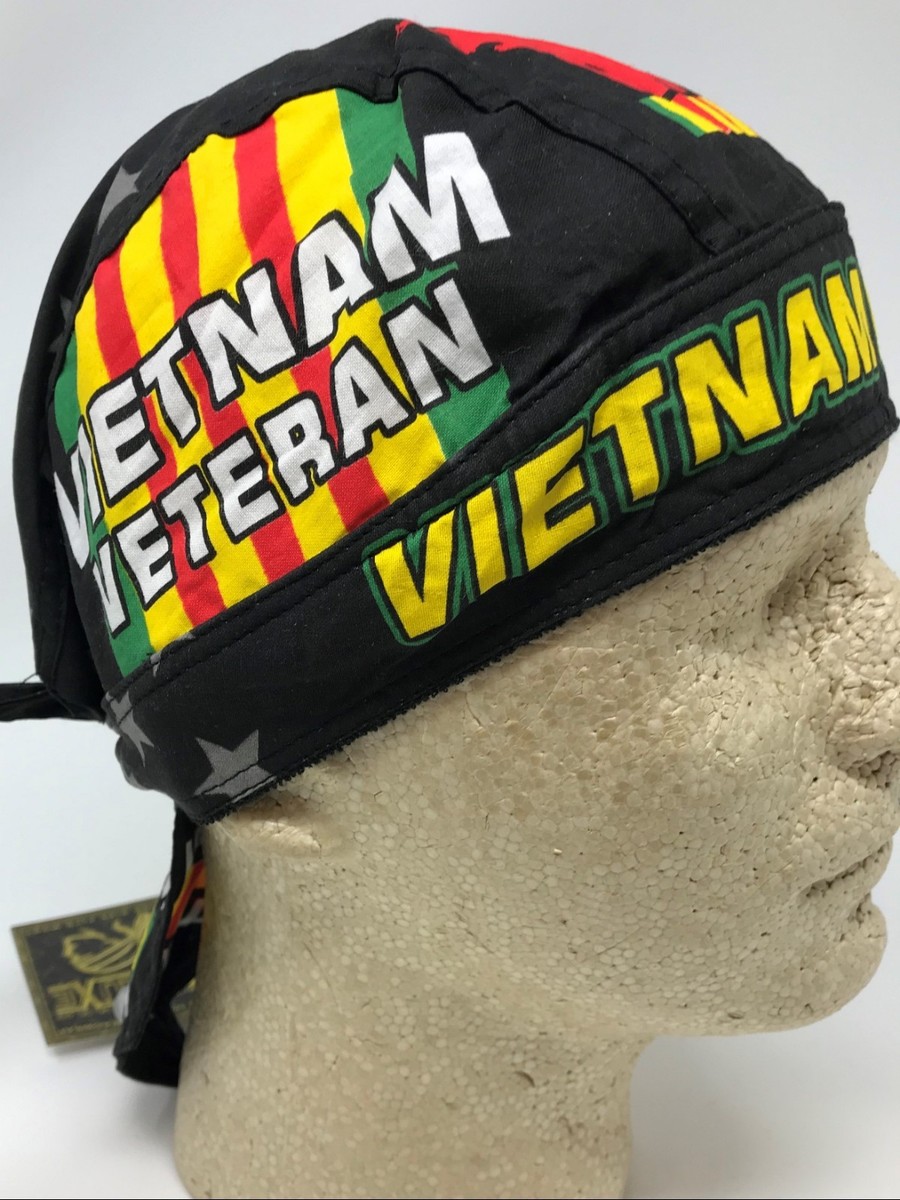Vietnam Vet Veteran Head Wrap Bandanna Sweatband Durag Capsmith
