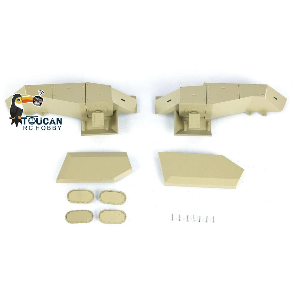 RC Tank Part Metal Decorative Set for 1/16 Henglong M1A2 Abrams 3918 Tanks Model - Image 3 of 3