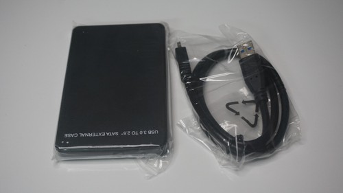 NEW USB 2.0 External Laptop 2.5" SATA Hard Drive Enclosure/Case up to 2TB - Picture 2 of 4