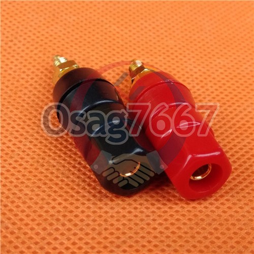 2pcs 5-WAY Speaker Cable TERMINAL BINDING POST Brand new