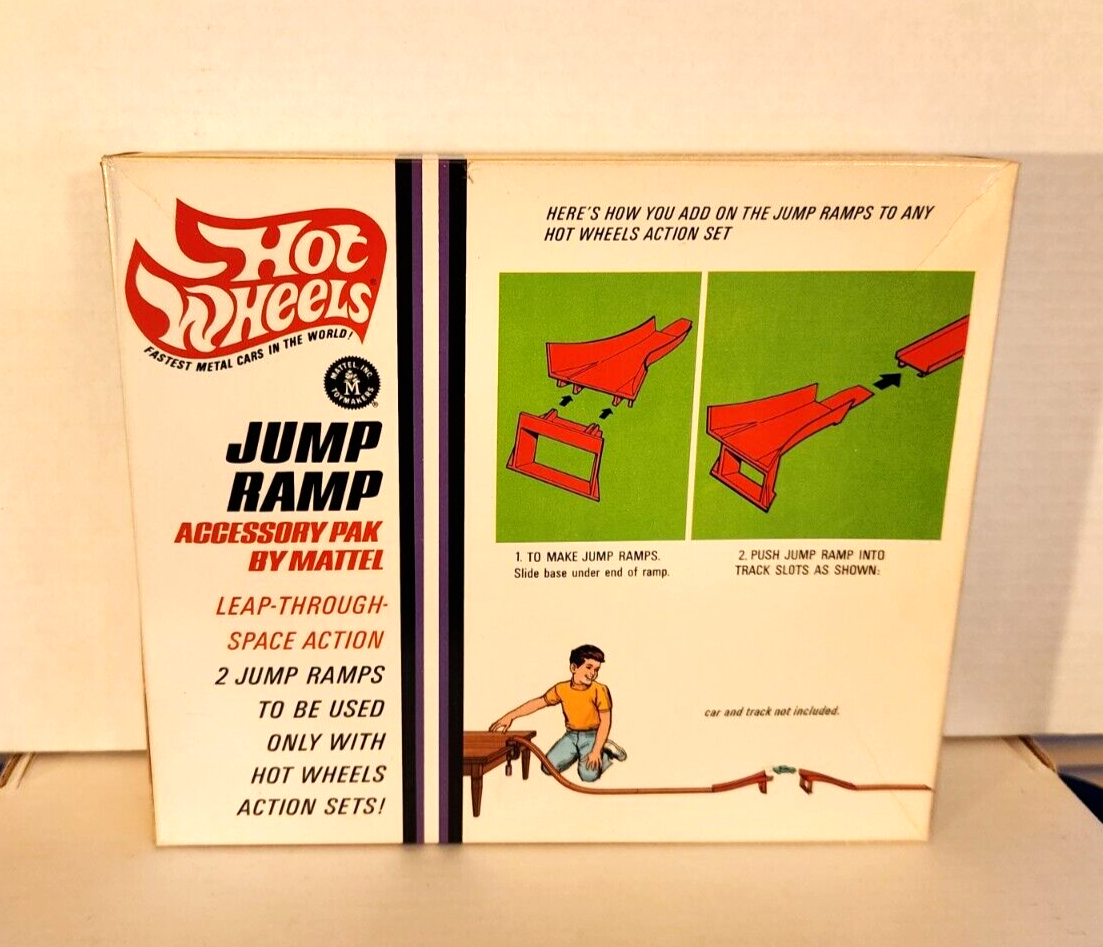 Vintage Hot Wheels Jump Ramp Pak by Mattel Mint/Sealed in Very Nice Box
