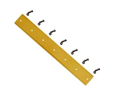 86577169 Heat Treated Skid Steer Cutting Edge w Bolts, fits some Case, 3/4x8x72"