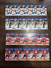 90-91 NHL Pro Set Washington Capitals Nick Kypreos 5-card uncut sheet