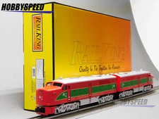 MTH RAILKING CHRISTMAS ALCO PA AA DIESEL ENGINE SET O GAUGE 30-21253-1 NEW