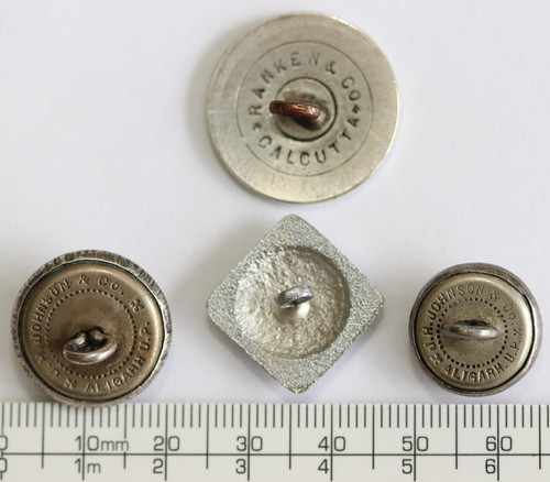 India 8 Gurkha Rifles Buttons Commonwealth Colonial Indian - Picture 2 of 2