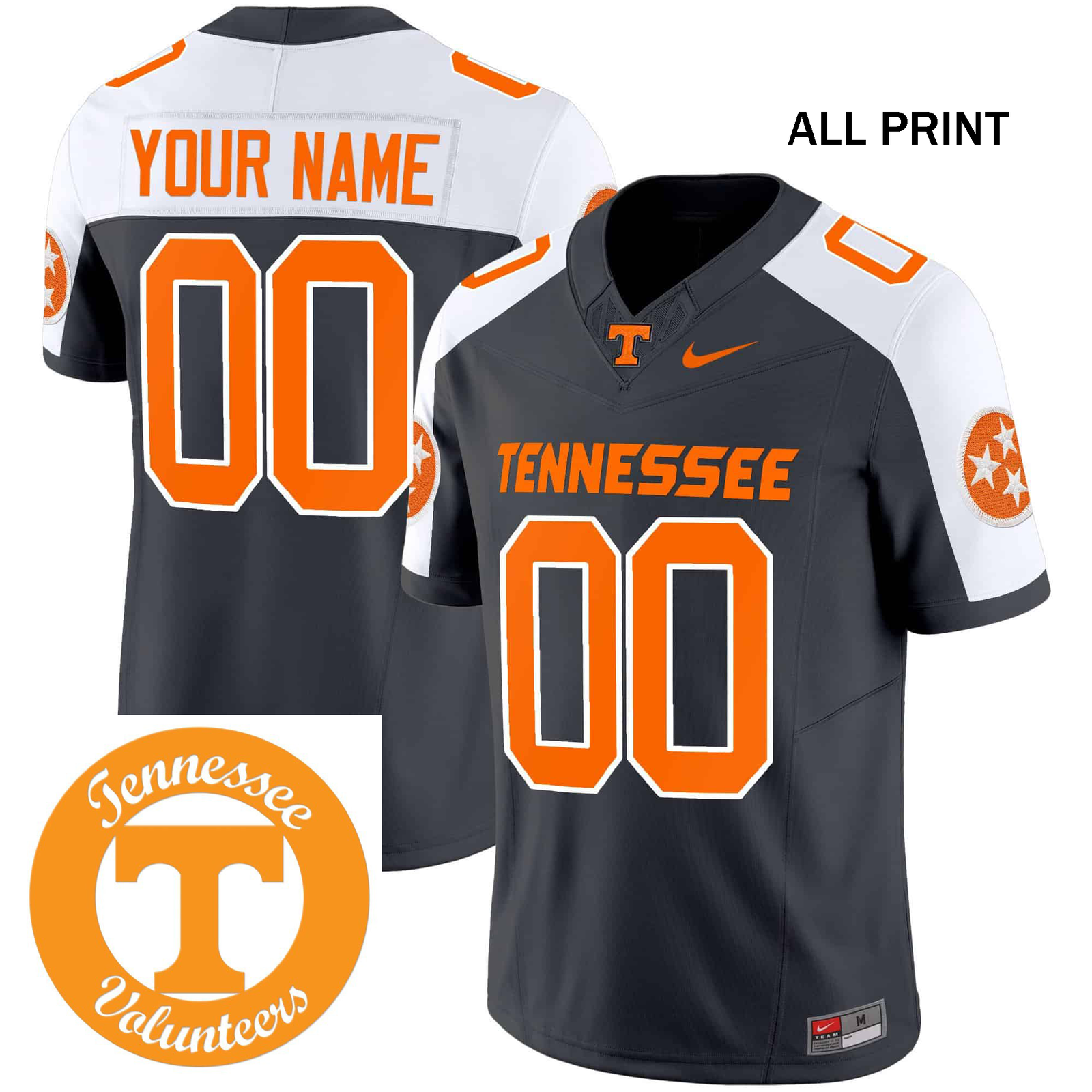 Tennessee Volunteers 2024 Custom Name Love Football Jersey with Full Print Options