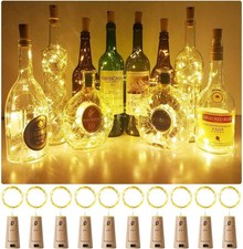 Wine Bottle Lights with Cork 10Pack 20LED Mini Fairy Christmas Lights