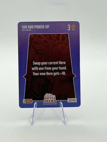 2026 Bo Jackson Battle Arena Sub and Power-Up 1st Edition Bonus Play FOIL