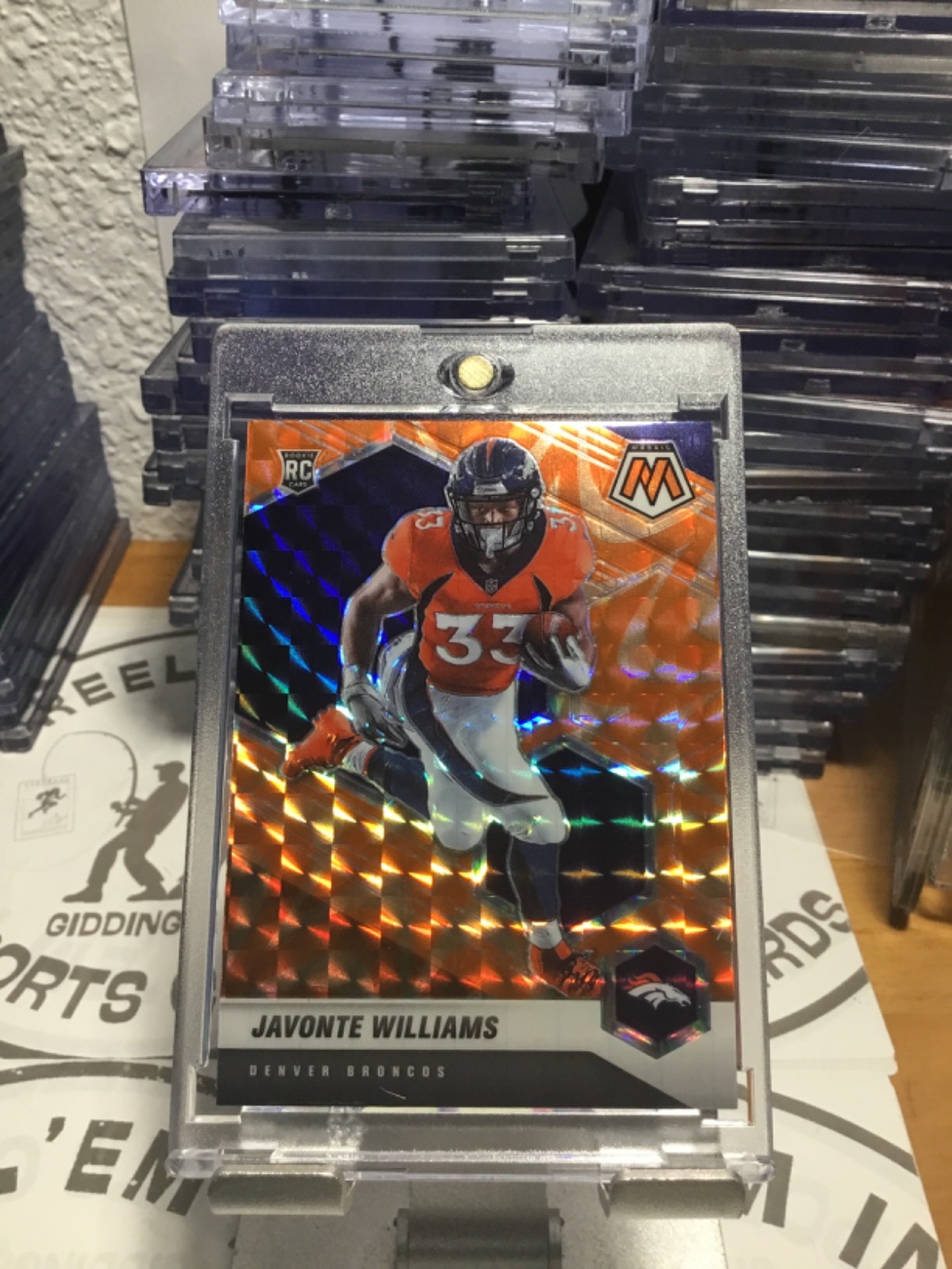 2021 MOSAIC PRIZM ROOKIE ORANGE REACTIVE JAVONTE WILLIAMS!…#315!