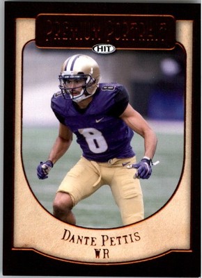 2018 SAGE HIT Premium Portrait #PP27 Dante Pettis - FB