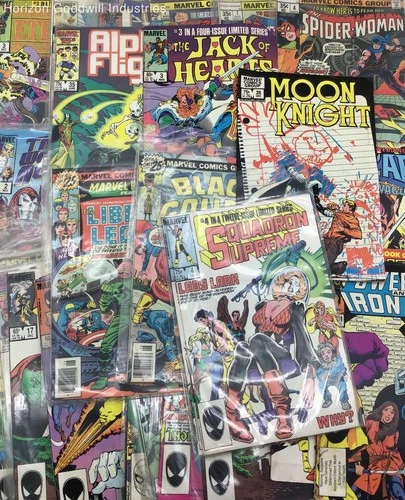 Vintage Marvel Comic Books Lot - Micronauts, Spider-Woman, The Mighty Thor, More