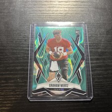 2025 Panini Phoenix Teal Seismic RC /175 Graham Mertz Houston Texans No. 222