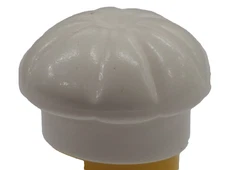 Lego Minifigure Headgear Cooks Hat Chef Toque 3898 White