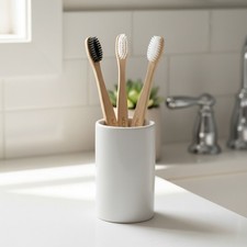 Toothbrushes Biodegradable Toothbrush 10 Pack - Eco-Friendly, Natural Wooden ...