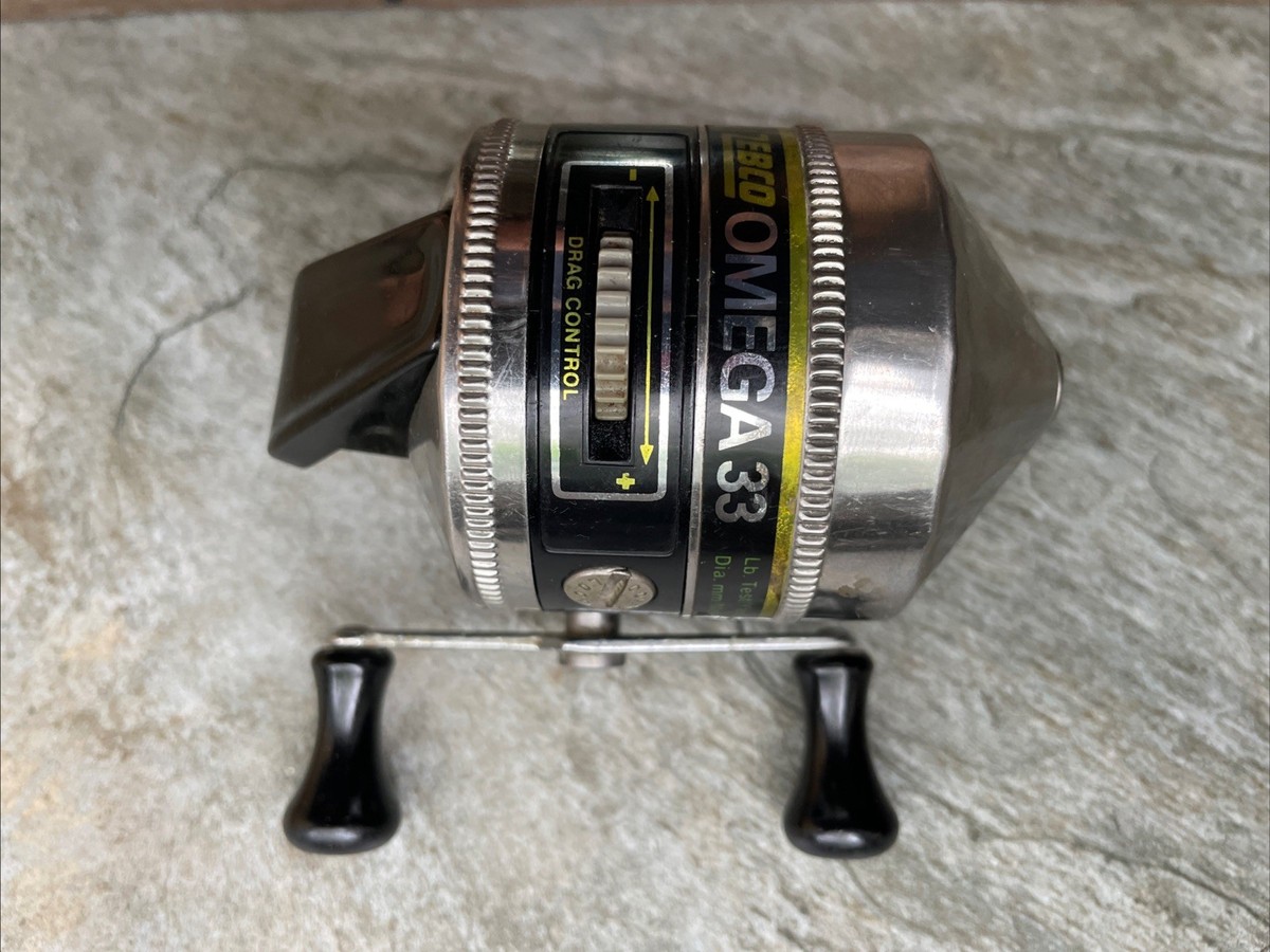 Zebco Omega 33 Vintage Casting Fishing Reel S17 | eBay