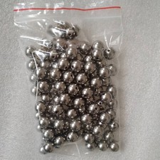 10/ 12mm TA2 Titanium Beads Ball with hole For DIY Necklace Beads Chain 100pcs