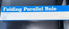 The C-Thru Ruler Co. USA Drafting Tool Adjustable Parallel 12” Line Bar Rare Vtg